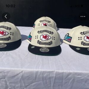 Each NFL hat for $13 CHIEFS